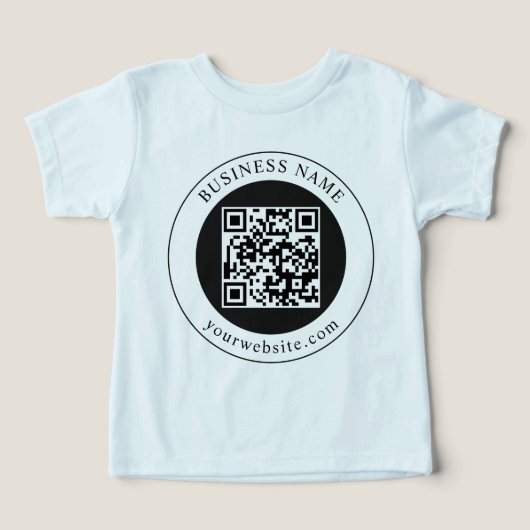 Code QR avec nom d'entreprise modifiable (Design Recto)