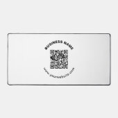Code QR avec nom d'entreprise Texte circulaire gra (Recto)