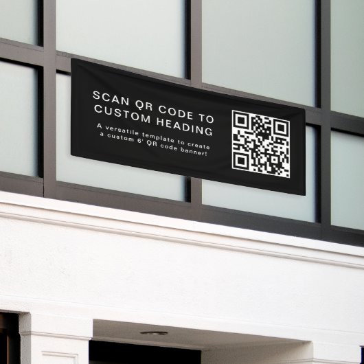 Code QR | Bannière extérieure Scan Me Business Gre (Bâtiment extérieur)