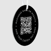 Code QR | Black Business Modern Christmas (devant)