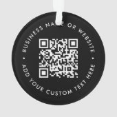 Code QR | Black Business Modern Christmas (dos)