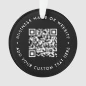 Code QR | Black Business Modern Christmas (devant)