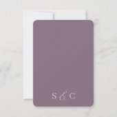 Code QR Boho Rose Gold Simple RSVP Mariage (Dos)