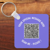 Code QR Cadeau de porte-clés Info Surprise spécial (Recto)