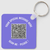 Code QR Cadeau de porte-clés Info Surprise spécial (Dos)