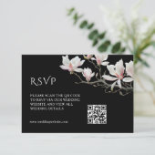 Code QR | Carte d'accompagnement Magnolia (Debout devant)