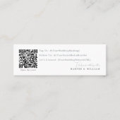 code qr carte de mariage de médias sociaux (Devant)