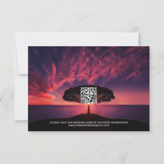 Code QR - Carte de sauvegarde de l'été à la plage (Dos)