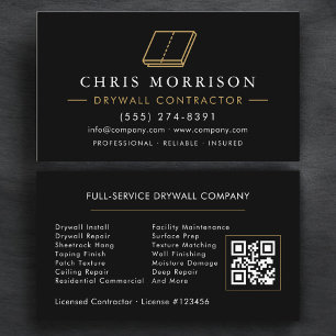 Code QR carte de visite cloison sèche Sheetrock