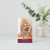 Code QR Carte de visite de la boulangerie photo mo (Debout devant)