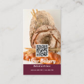 Code QR Carte de visite de la boulangerie photo mo (Devant)