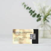 Code QR / Carte de visite Gold Boke (Debout devant)