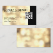 Code QR / Carte de visite Gold Boke (Devant / Derrière)
