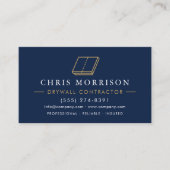 Code QR Carte de Visite Plâtre Cloison Sèche (Devant)