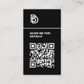 Code QR - Carte de visite professionnel (Devant)