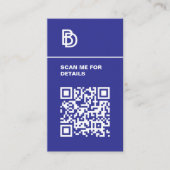 Code QR - Carte de visite professionnel (Devant)