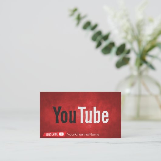 Code Qr | Carte publicitaire de canal (Debout devant)