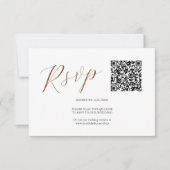 Code QR Cartes RSVP simples (Devant)