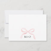 Code QR Chic Blush Rose Ruban Mariage Rsvp (Dos)
