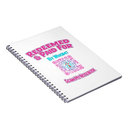 Code QR chrétien Carnet racheté et payé pour (Côté Droit)