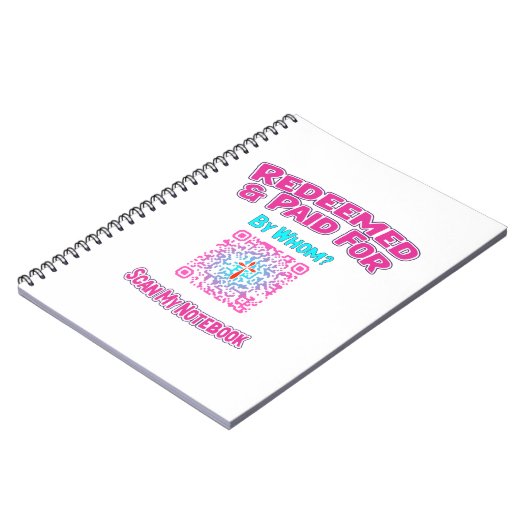 Code QR chrétien Carnet racheté et payé pour (Côté gauche)