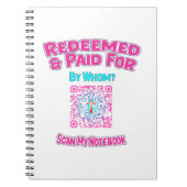 Code QR chrétien Carnet racheté et payé pour (Devant)