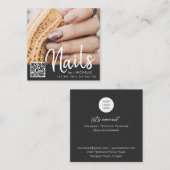 Code QR clous photo cartes de visite (Devant / Derrière)