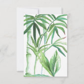 Code QR Code Mariage RSVP Watercolor Carte de boît (Dos)