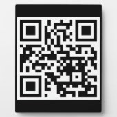 Code QR Code uniquement Plaque de tablette large r (Devant)