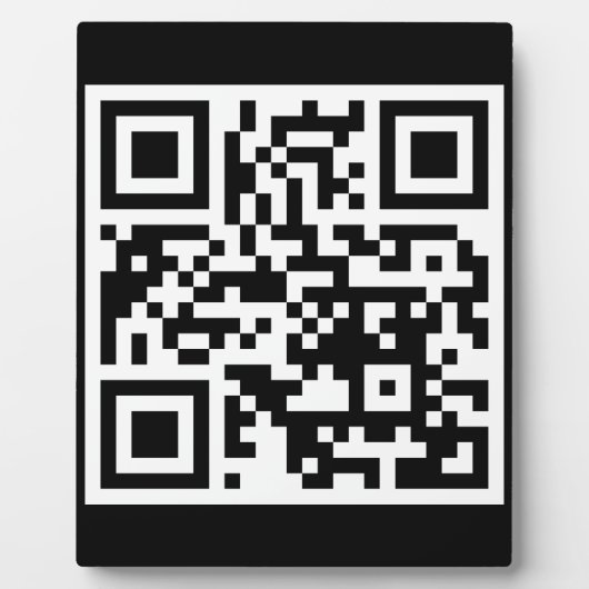 Code QR Code uniquement Plaque de tablette large r (Devant)