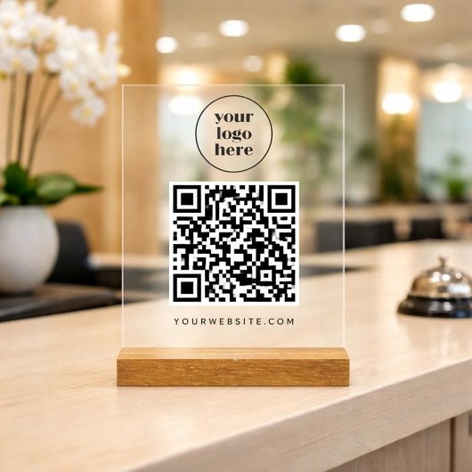 Code QR commercial et site web  | logo