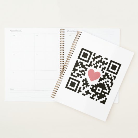 Code QR d'amour (Devant avec enveloppe)
