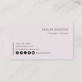 Code QR d'analyse de paiement Carte de visite indé (Dos)