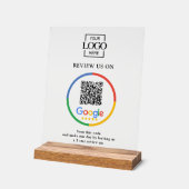 Code QR d'avis Google promotionnels modernes pour (Angle)