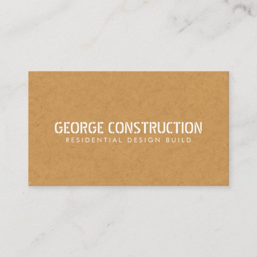 Code QR de carte de visite de construction audacie (Devant)