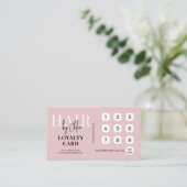 Code QR de fidélité de référencement de salon chic (Debout devant)