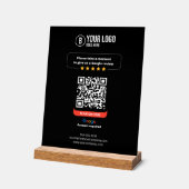 Code QR de Google Avis Évaluez Mon Entreprise 5 Ét (Angle)