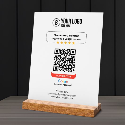 Code QR de Google Avis Évaluez Mon Entreprise 5 Ét