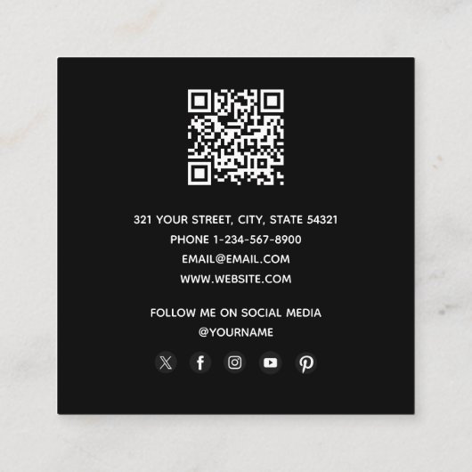 Code QR de la carte de circuit de réparation infor (Dos)