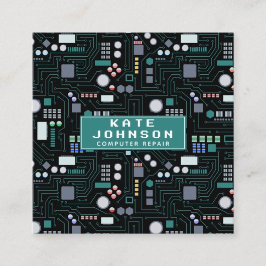 Code QR de la carte de circuit de réparation infor (Devant)