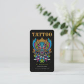 Code QR de la carte de visite de l'artiste tatoueu (Debout devant)