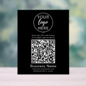 Code QR de logo d'entreprise personnalisé simple (Neutre)