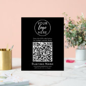 Code QR de logo d'entreprise personnalisé simple (Mariage)