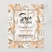 Code QR de mariage "Budget Floral" pour carte "Sav (Devant)