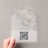 Code QR de mariage Invitation Fleur de Cerisier (In situ (ordinateur de poche))
