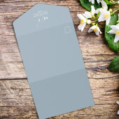 Code QR de Mariage Modèle photo simple bleu