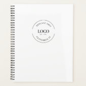 Code QR de marque simple White Minimal personnalis (Devant)