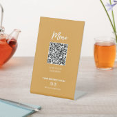 Code QR de menu de restaurants modernes Panneau de (In SItu)