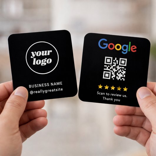 Code QR de notation Google Review Étoile Minimalis