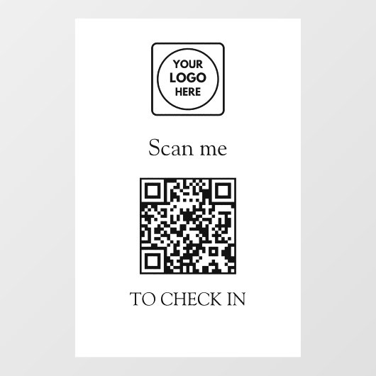 Code QR de prise en charge | Panneau d'affichage d (Feuille)